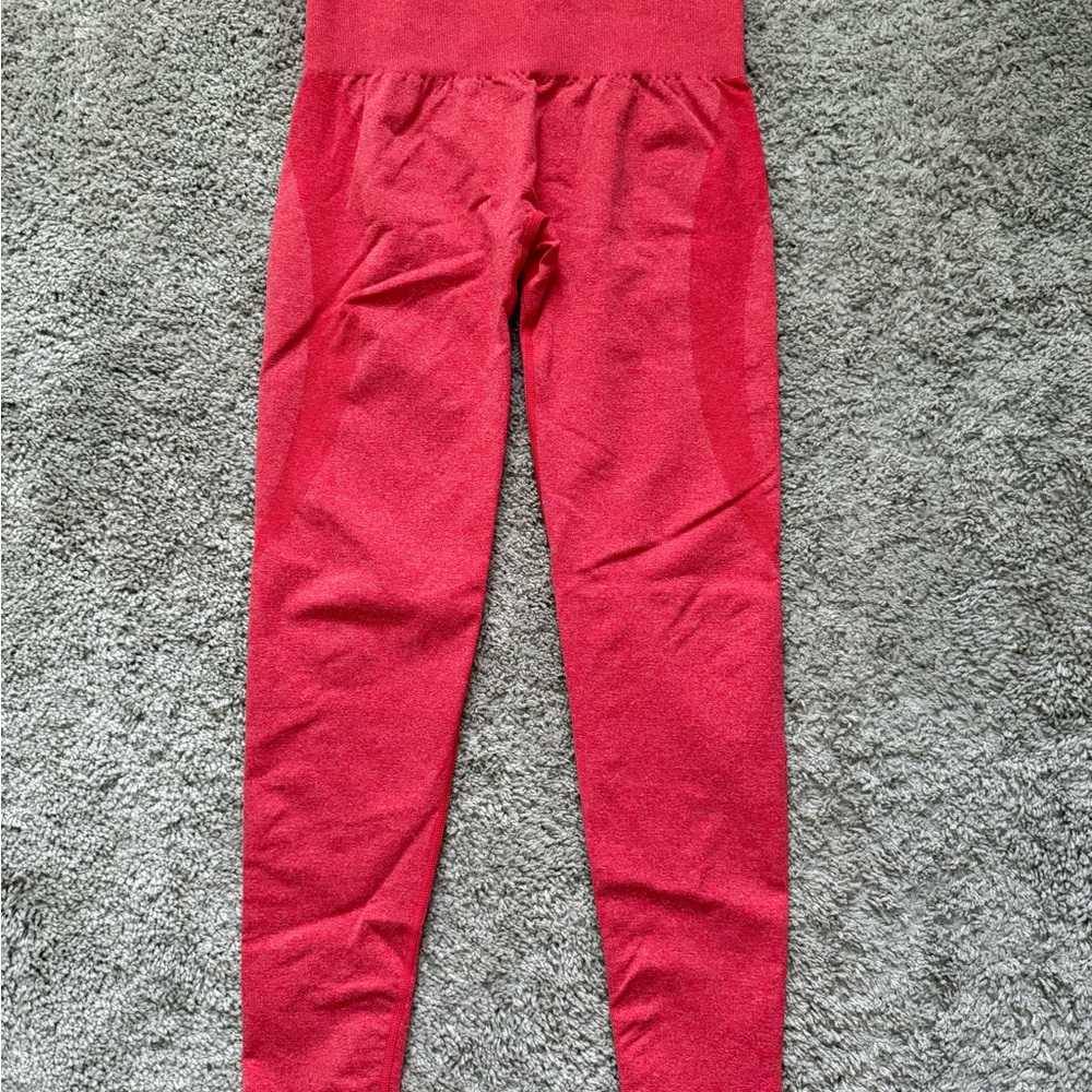 NVGTN Red Seamless Contour Leggings